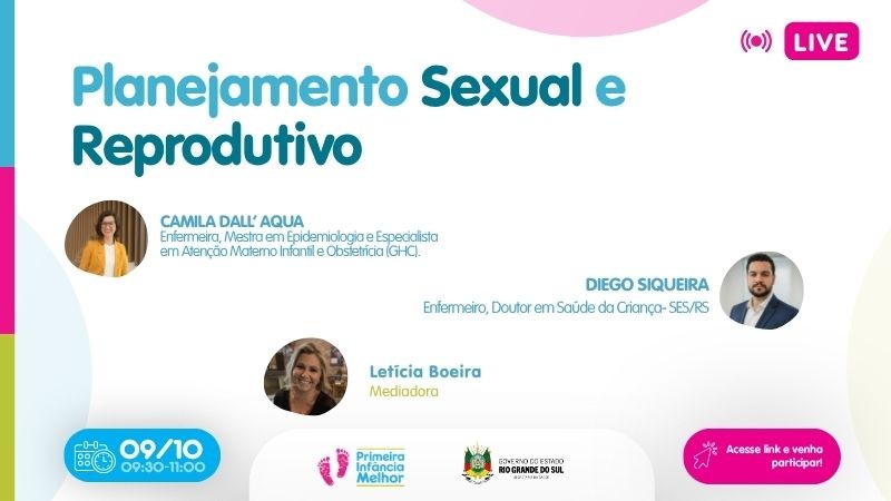 Live planejamento sexual e reprodutivo